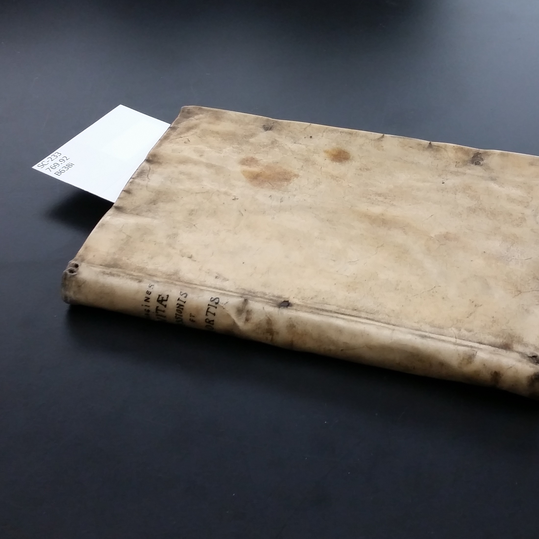 Rare book from Sacred Arts collection